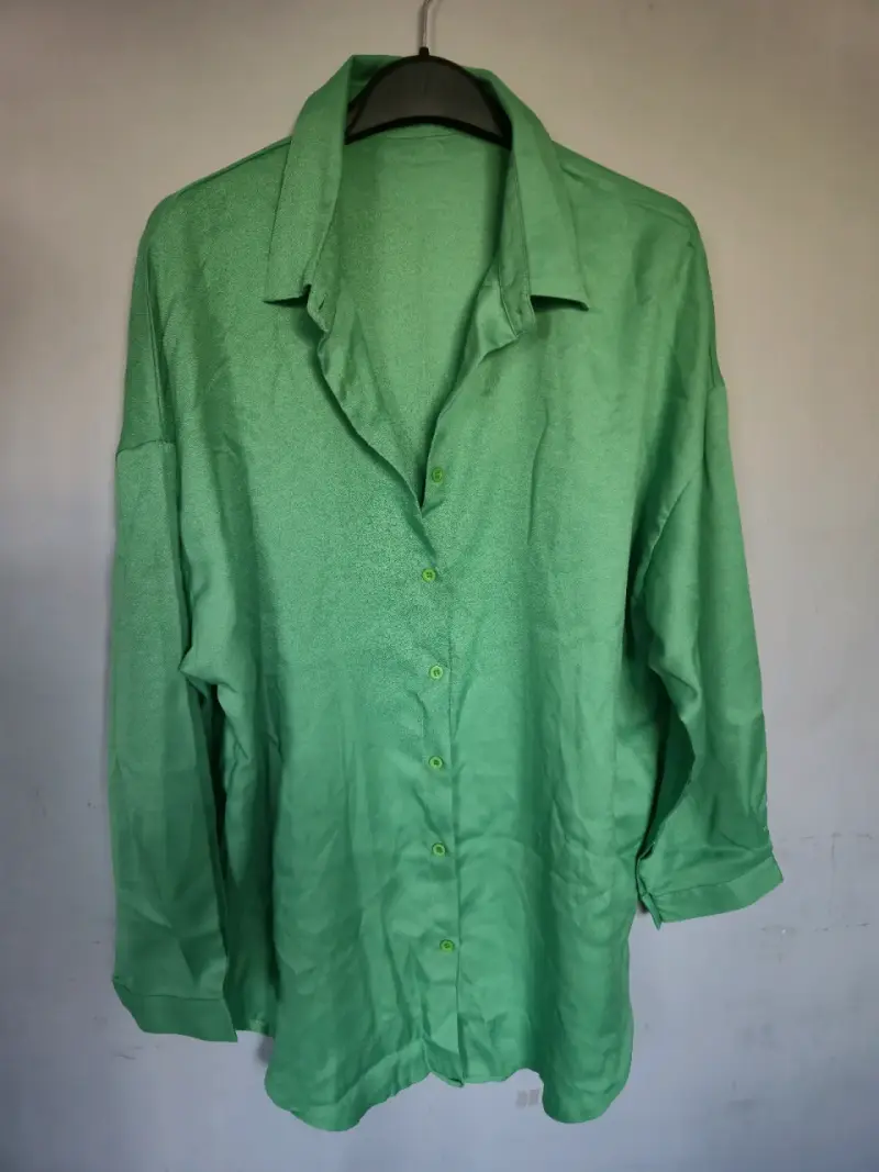 Camisa verde shein oversize XL - 1