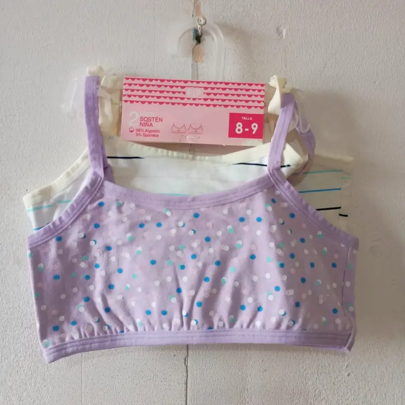 Pack de 2 sostenes para niña - 1