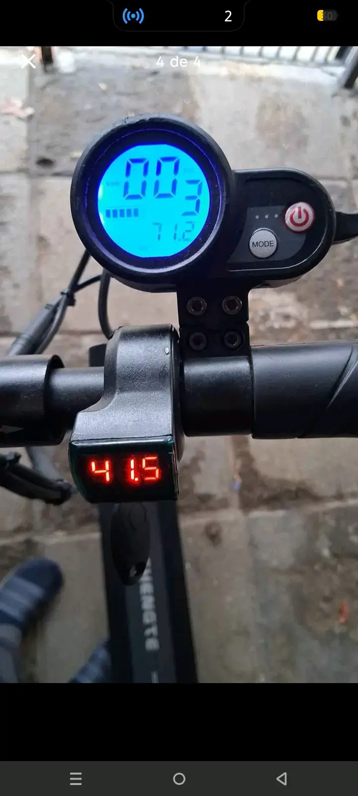 Scooter eléctrico Shengte con pantalla LED - 2