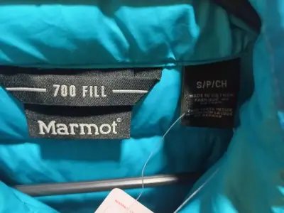 Chaqueta de plumas azul Marmot 700 Fill - miniatura 2