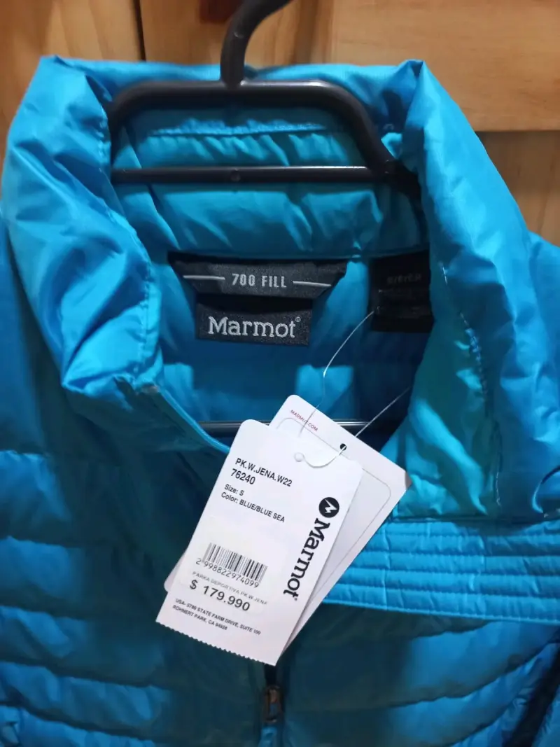 Chaqueta de plumas azul Marmot 700 Fill - 3