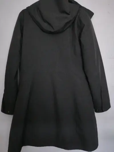 Abrigo impermeable con capucha Patagonia gris - miniatura 1