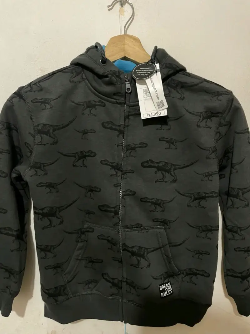 Polerón de dinosaurios talla 8