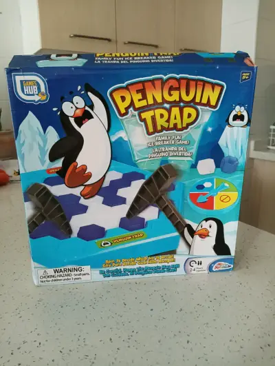 Juego de mesa Penguin Trap para niños - miniatura 1