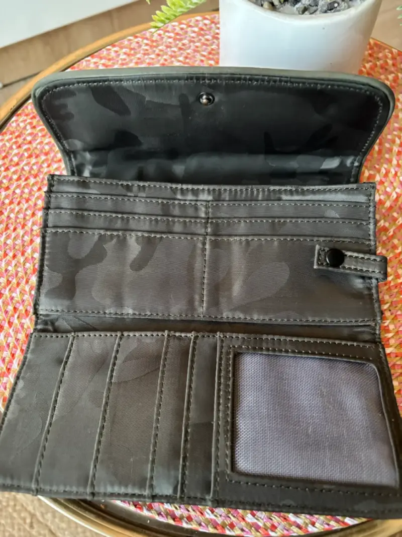 Billetera Kipling RFID Safe color gris - 5