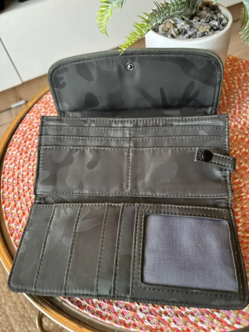 Billetera Kipling RFID Safe color gris - 6