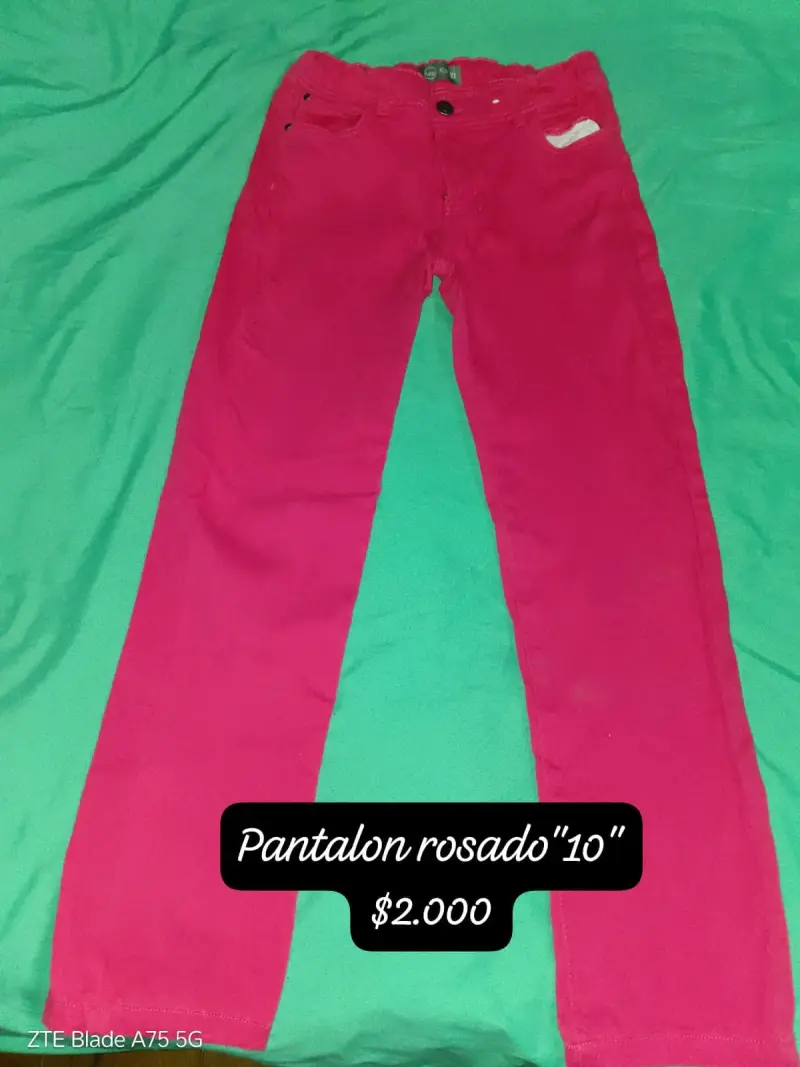 Jeans de mezclilla azul talla 10 - 3