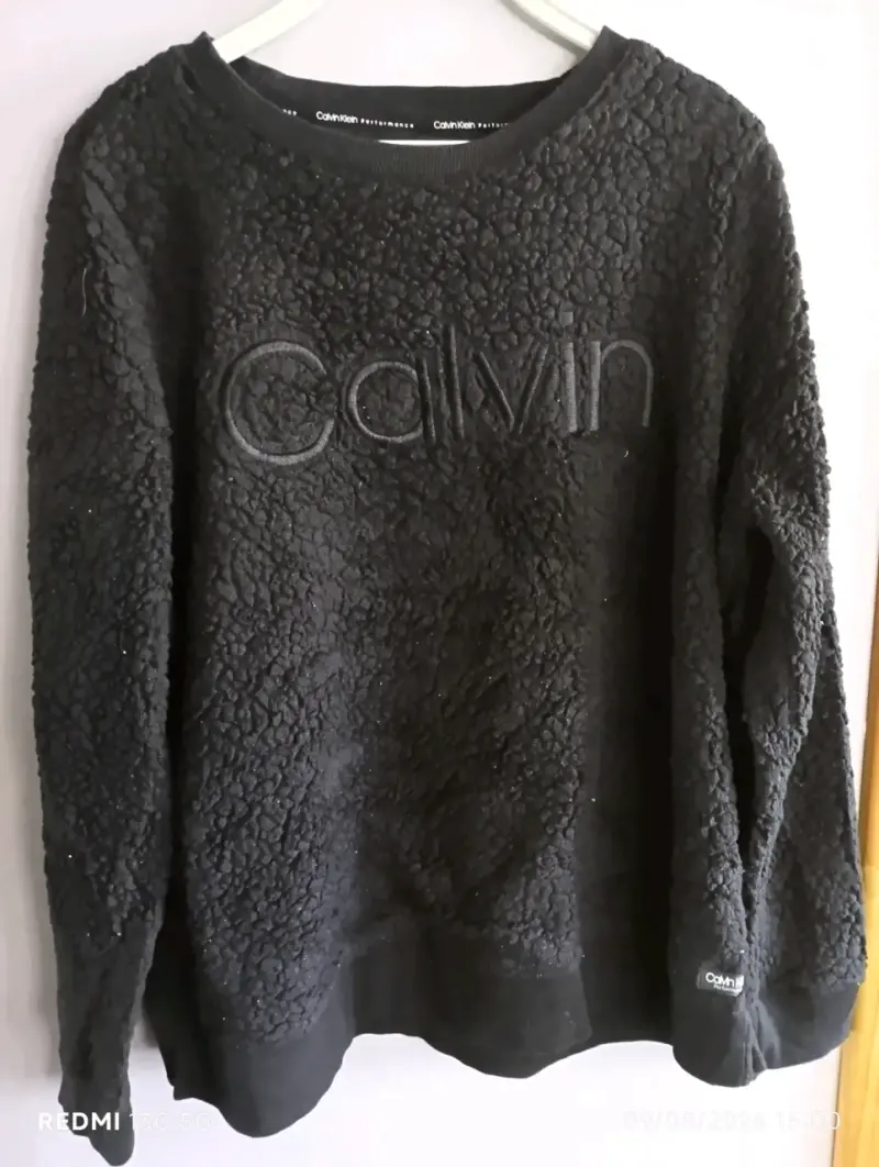 Polerón Calvin Klein Negro de Lana