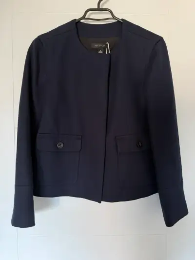 Chaqueta azul marino Ann Taylor elegante - miniatura 1