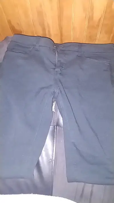 Pantalones negros de vestir para mujer - miniatura 1