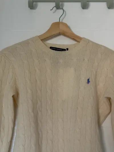 Suéter de lana beige Ralph Lauren - miniatura 2