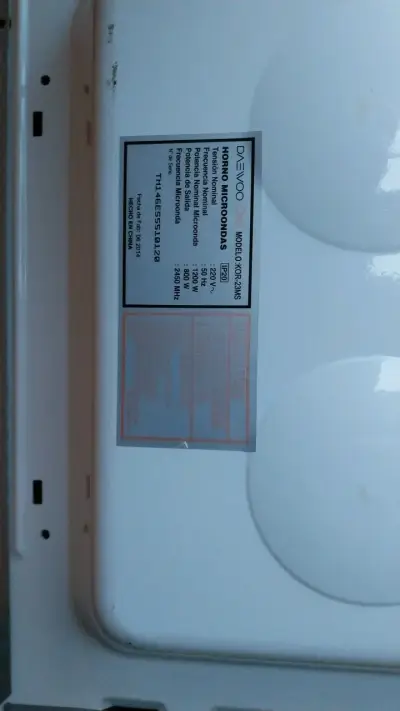 Microondas Daewoo con Espejo y Control Digital - miniatura 3