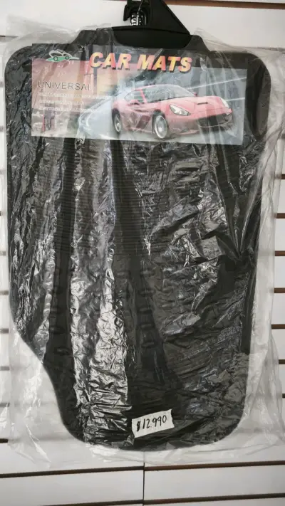 Alfombras universales para auto negras - miniatura 2