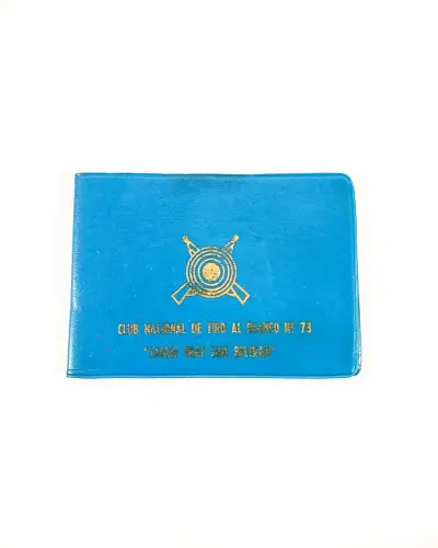 Carnet antiguo Club Nacional de Tiro al Blanco 73. - miniatura 1