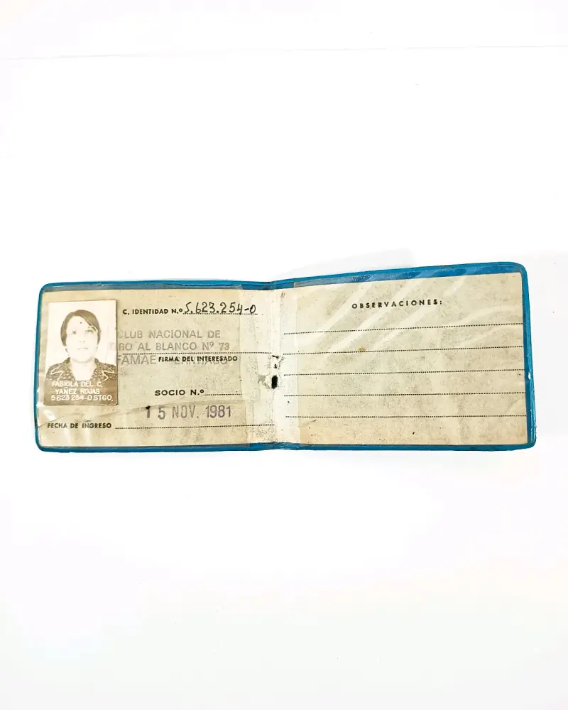 Carnet antiguo Club Nacional de Tiro al Blanco 73. - 2