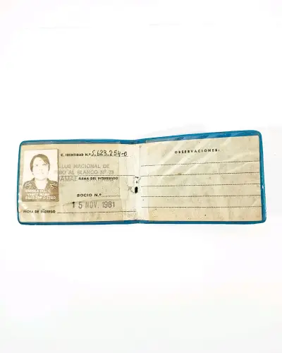 Carnet antiguo Club Nacional de Tiro al Blanco 73. - miniatura 2