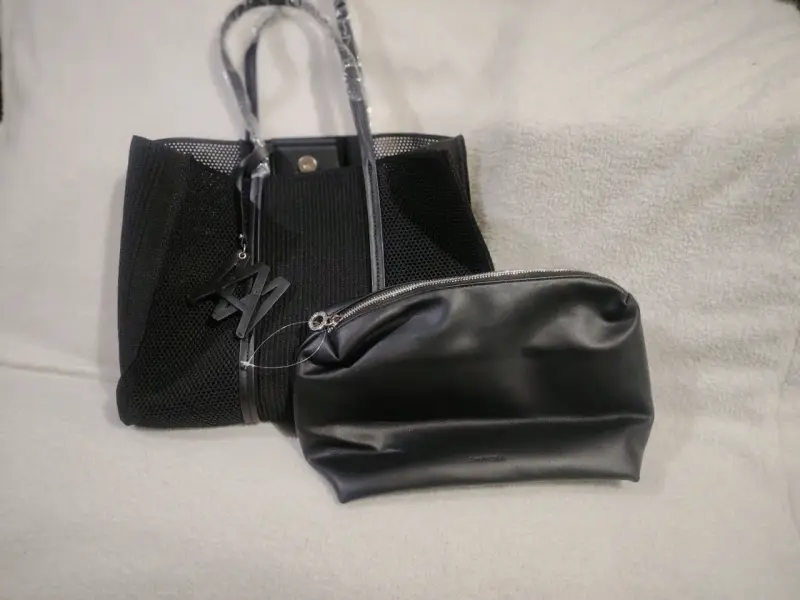 Cartera nueva Tote de malla Amphora  con neceser - 3