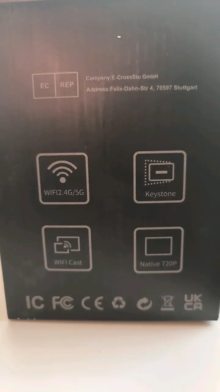 Mini proyector portátil con WiFi y trípode - 2