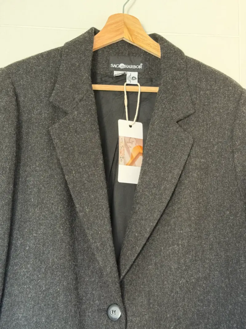 Blazer de Lana Gris para Mujer Sag Harbor - 2