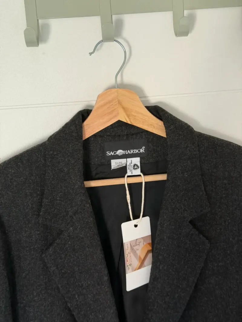 Blazer de Lana Gris para Mujer Sag Harbor - 3