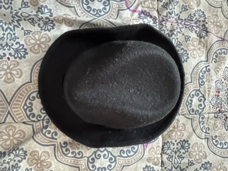 Sombrero de fieltro negro elegante de niño Kinder