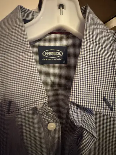 Camisa Ferouch a cuadros manga corta - miniatura 2