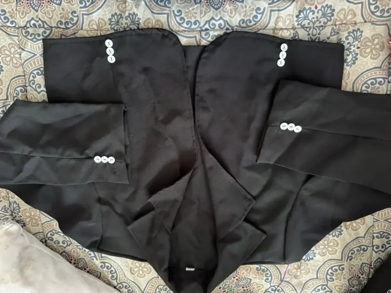 Blazer negro elegante para niño talla 12 - 2