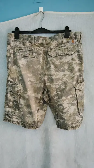 Bermudas cargo camufladas para hombre - miniatura 2