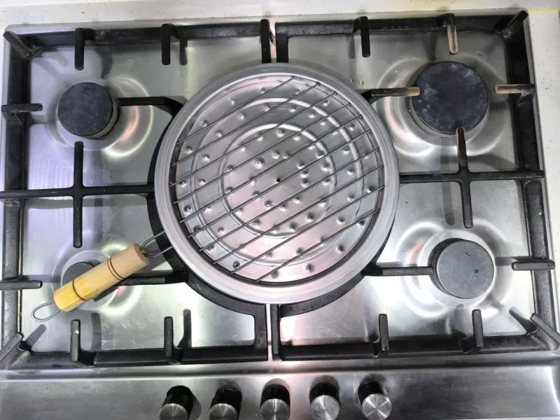 Parrilla tostadora de pan para cocina a gas - 2