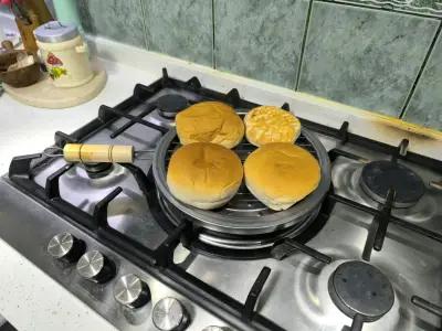 Parrilla tostadora de pan para cocina a gas - miniatura 3