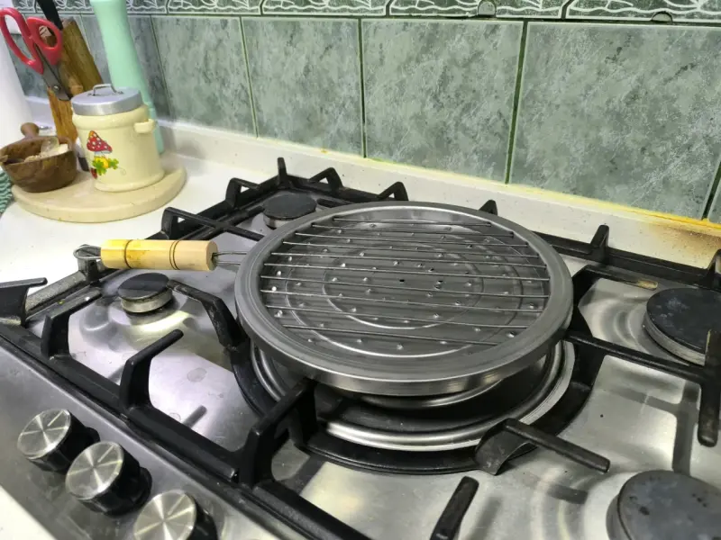 Parrilla tostadora de pan para cocina a gas - 4