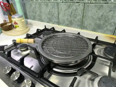 Parrilla tostadora de pan para cocina a gas - miniatura 4