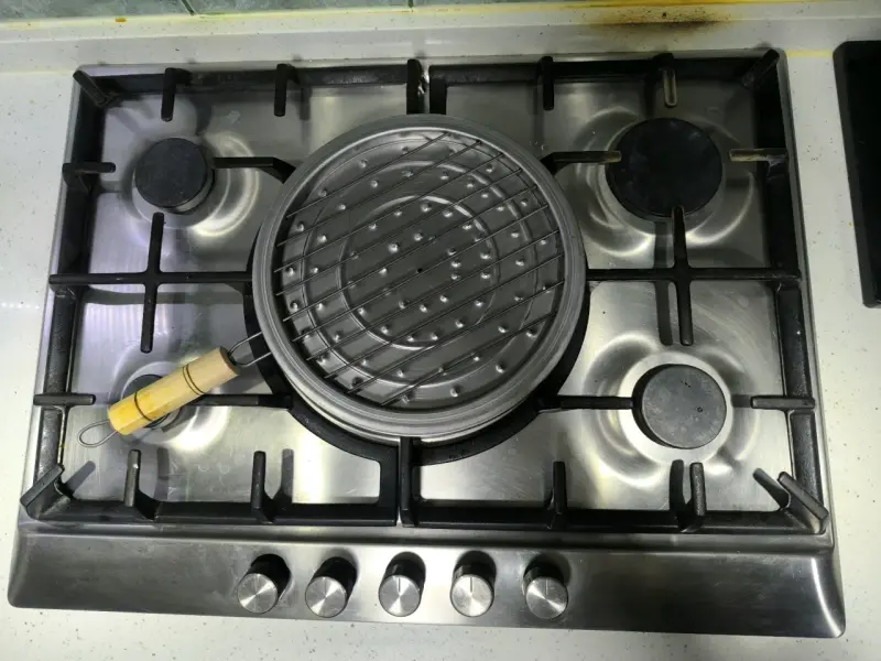 Parrilla tostadora de pan para cocina a gas - 5