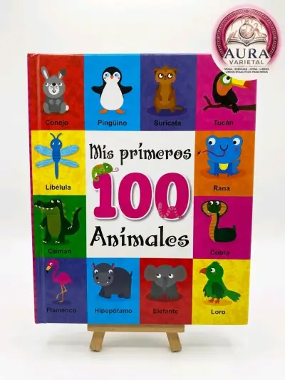Libro infantil 'Mis primeros 100 animales' ilustra - miniatura 1