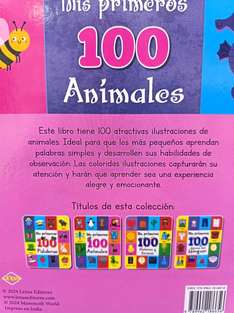 Libro infantil 'Mis primeros 100 animales' ilustra - 2
