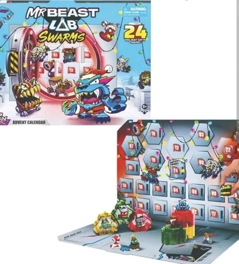 Calendario de Adviento MrBeast Lab Swarms con 24 - 2