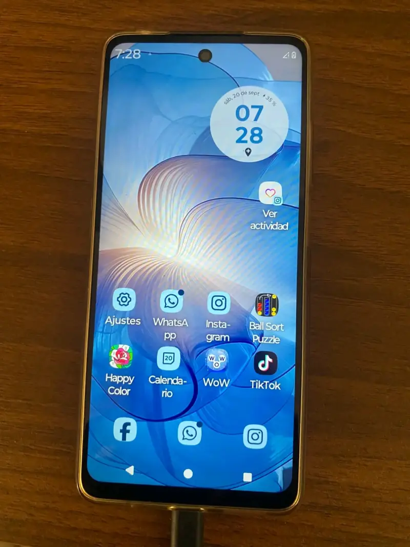 Smartphone Motorola con cámara dual