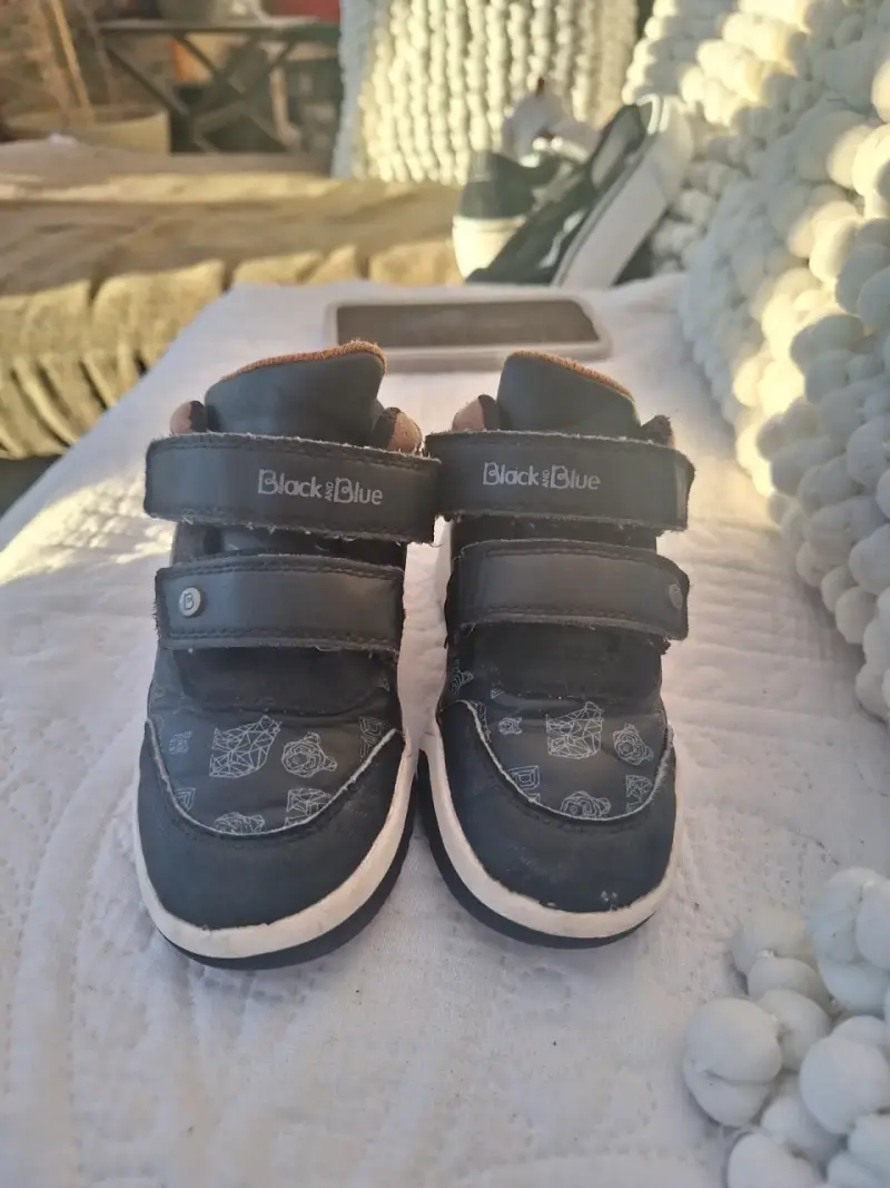 Zapatillas negras para niños Black & Blue - 2