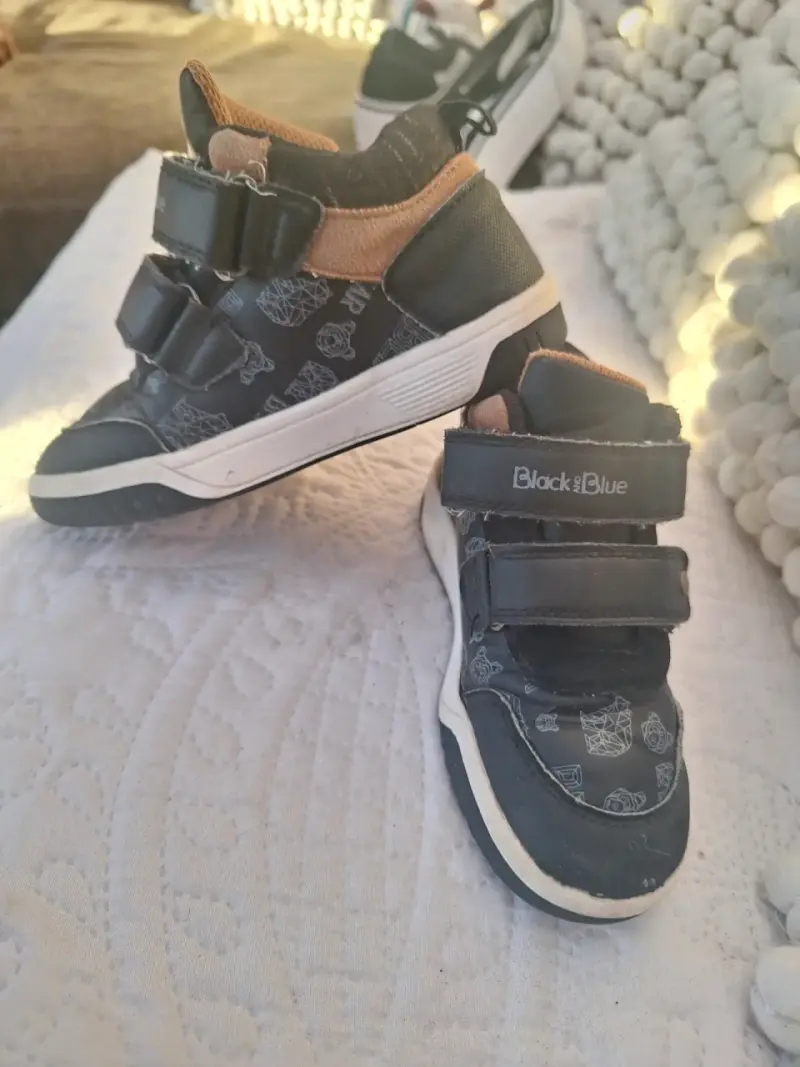 Zapatillas negras para niños Black & Blue - 3
