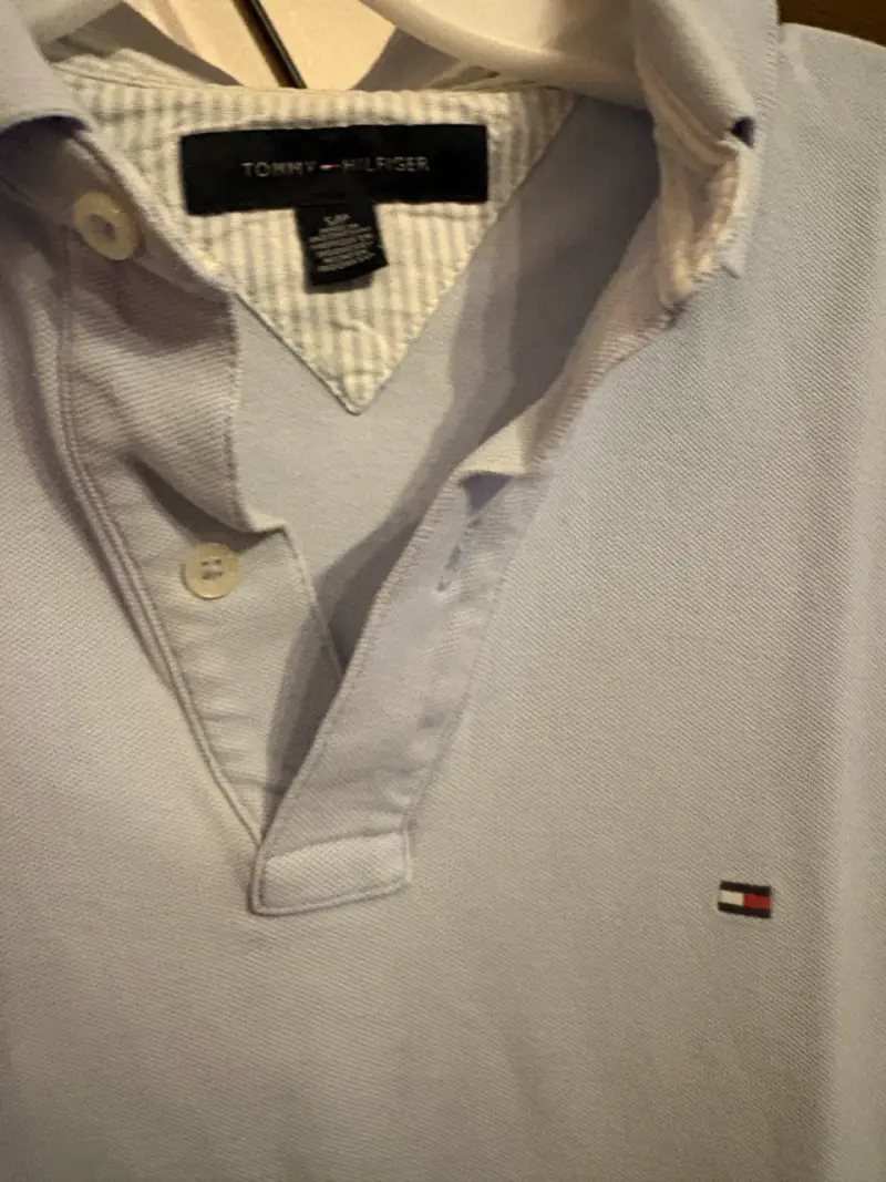 Polera Polo Celeste Tommy Hilfiger para Hombre - 2