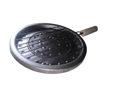 Tostador Parrilla Redonda 25 cm, Mango de Madera - miniatura 5