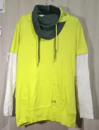 Polerón gris con capucha unisex - miniatura 2