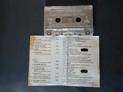 Cassette Shakira Pies Descalzos 1996 - miniatura 2