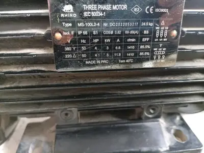 Motor trifásico Rhino MS-100L-2 380V - miniatura 2