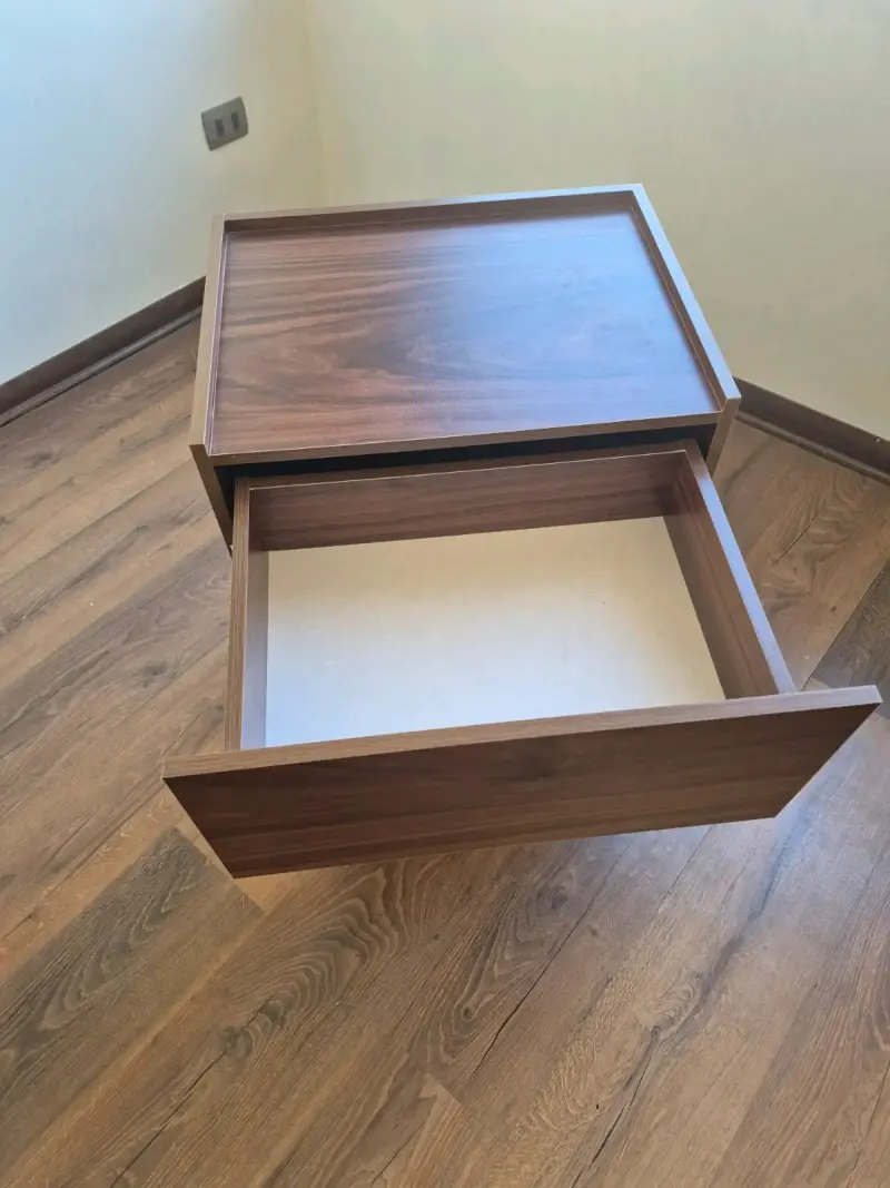 2 Veladores Combinables 3 Cajones C/U 45x70x34cm - 4