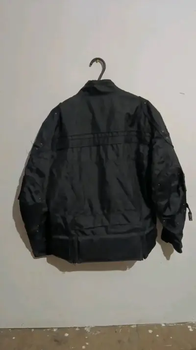 Chaqueta de moto negra Duhan Racing Team - miniatura 2