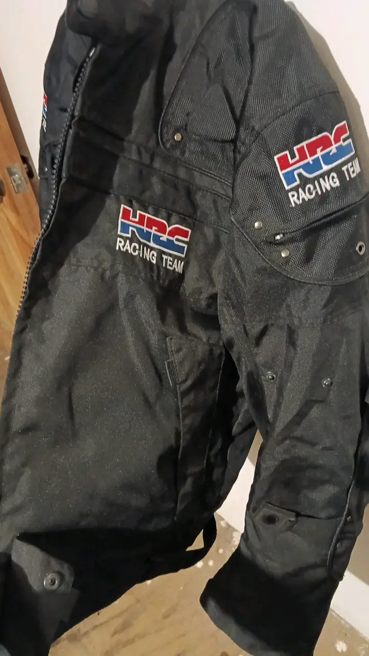 Chaqueta de moto negra Duhan Racing Team - 3