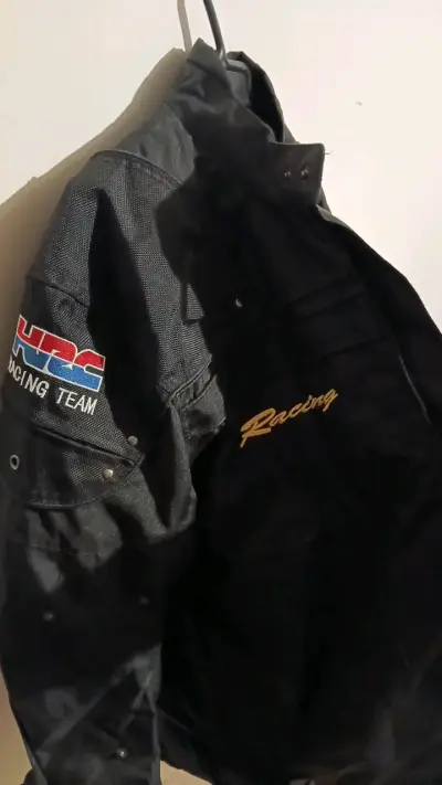 Chaqueta de moto negra Duhan Racing Team - miniatura 4
