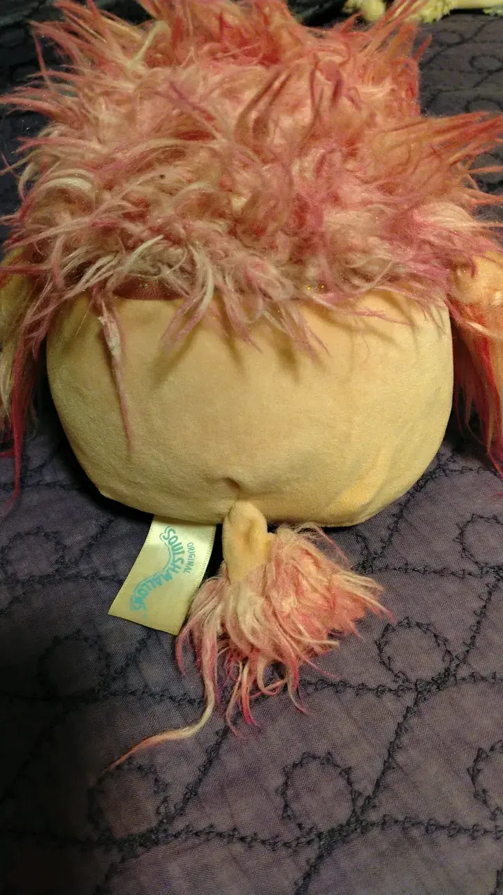 Peluche Squishmallows con Pelo Rosado - 3