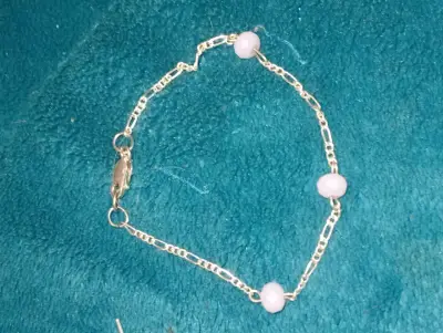 Conjunto de pulsera y aros de plata 925 - miniatura 3